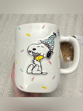 Rae Dunn Peanuts Happy Birthday Mug